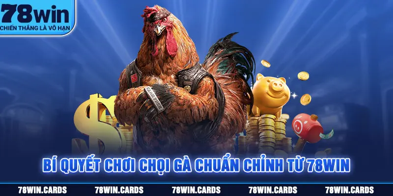 Bí quyết chơi chọi gà chuẩn chỉnh từ 78Win